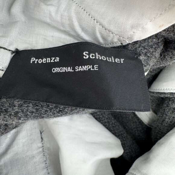 PROENZA SCHOULER Wool Pants Women's Wide-Leg Felt Pants‎ Size Medium - Picture 9 of 10